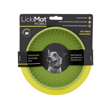 Schleckmatte LickiMat® Wobble™ 8 x 16,5 cm hellgrün