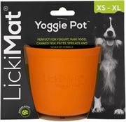 Schleckmatte LickiMat®Yoggie Pot™ 9,5 x 9 cm orange