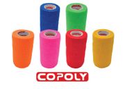 CoPoly selbsthaftende Binde 10 cm x 4,6 m –  MIX NEON 1 Stk.
