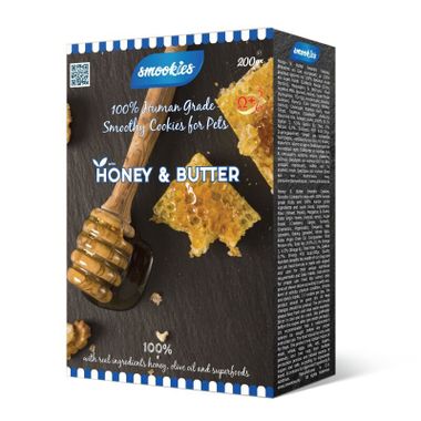 Smookies Honey & Butter, 200 g Snacks für Hunde