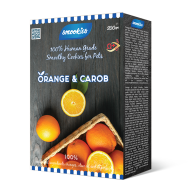 Smookies Orange & Carob 200 g Snacks für Hunde