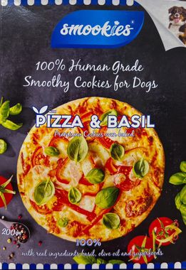 Smookies Pizza & Basil 200 g Snacks für Hunde