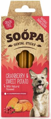 SOOPA Cranberry & Sweet Potato Dental Sticks 100 g