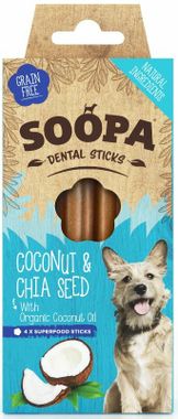 SOOPA Coconut & Chia Seed Dental Sticks 100 g
