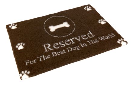 Vetbed® Rutschfest "Reserved For The Best Dog In The World" 100 x 75 cm
